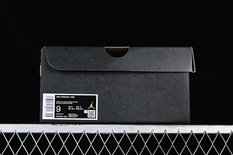 All categories Air Jordan Jordan series basketball shoes Air Jordan 1 Mid G version pure original Air Jordan 1 Mid AJ1 Joe 1 Knicks white blue orange mid-top cultural casual sneakers FD1029-400